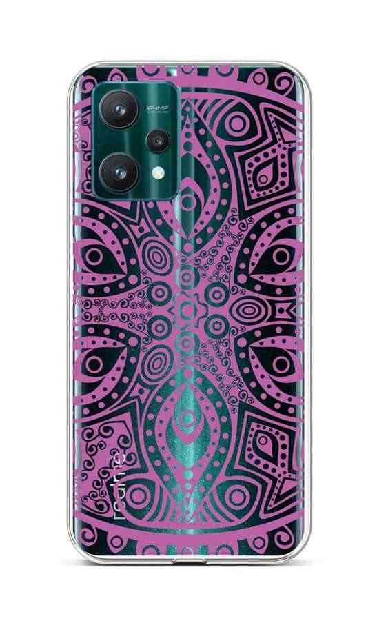 Levně Kryt TopQ Realme 9 Pro silikon Violet Mandala 73063 (pouzdro neboli obal na mobil Realme 9 Pro)