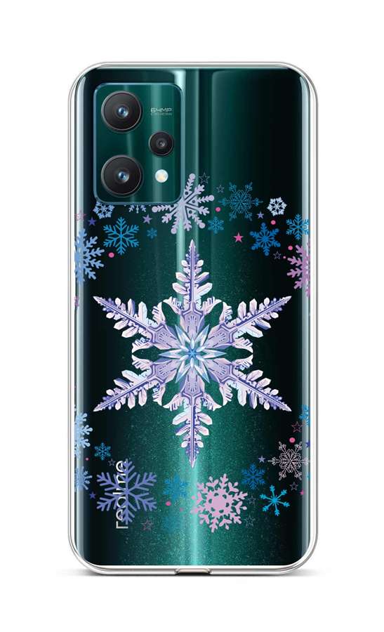 Levně Kryt TopQ Realme 9 Pro silikon Snowflake 73065 (pouzdro neboli obal na mobil Realme 9 Pro)