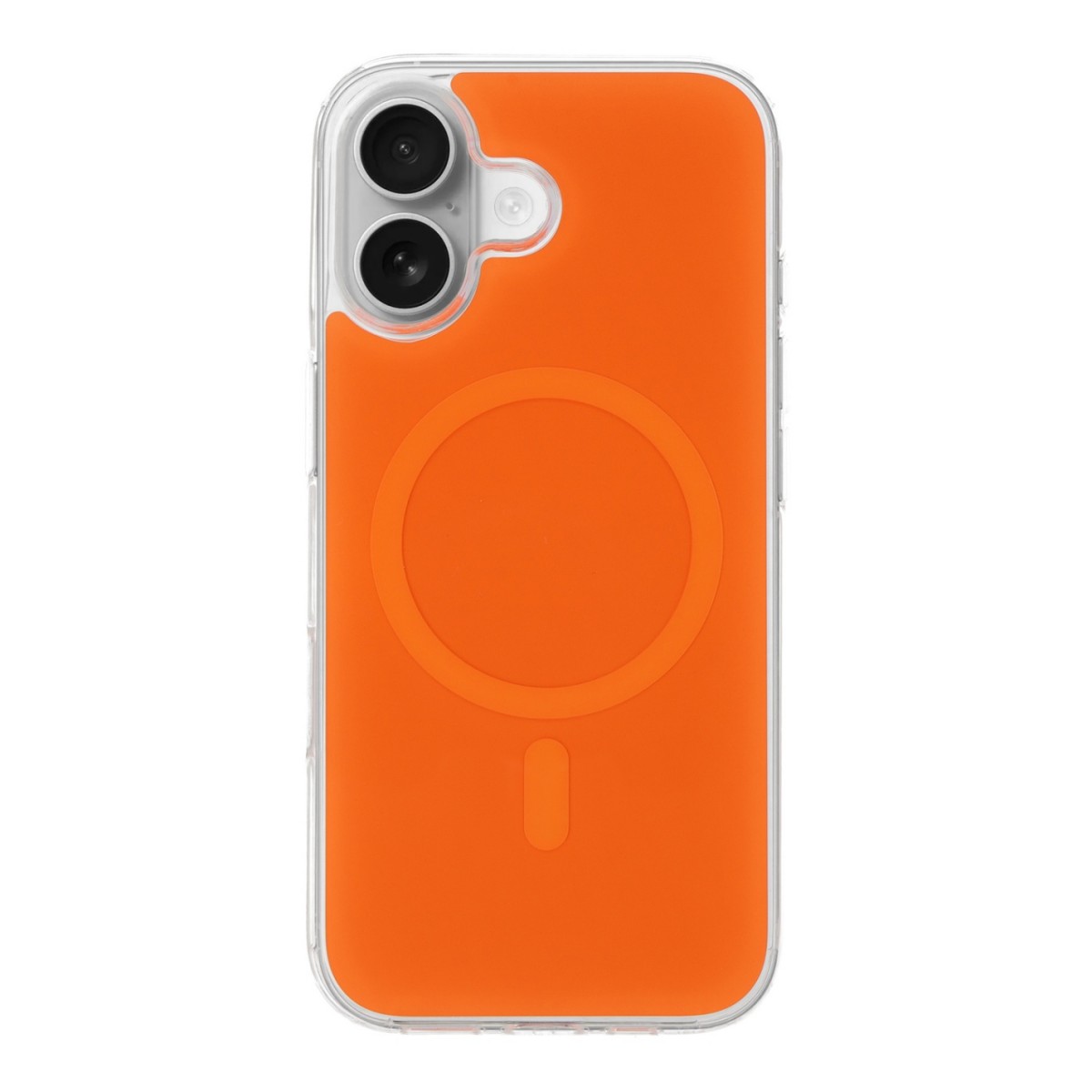 Levně Ochranný kryt Glossy MagSafe pro iPhone 17 oranžový