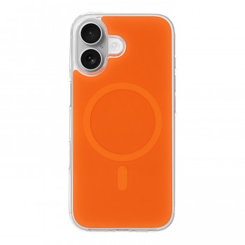 Ochranný kryt Glossy MagSafe pro iPhone 17 oranžový
