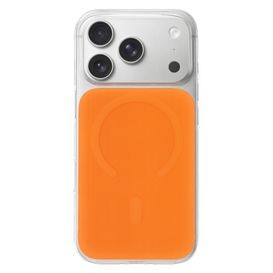 Levně Ochranný kryt Glossy MagSafe pro iPhone 17 Pro oranžový