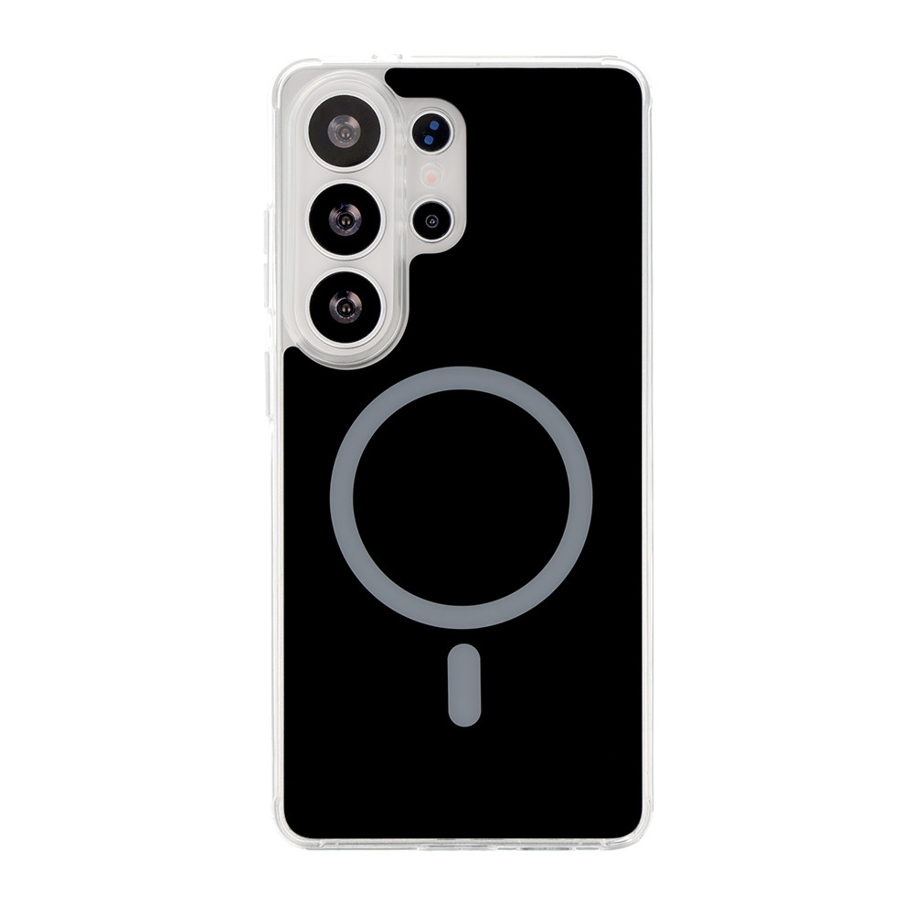 Levně Ochranný kryt Glossy MagSafe pro Samsung Galaxy S24 Ultra černý