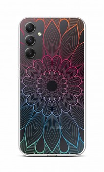 Zadní kryt na Samsung A34 Rainbow Mandala