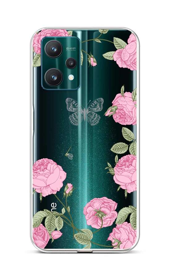 Levně Kryt TopQ Realme 9 Pro silikon Pivoňky 73115 (pouzdro neboli obal na mobil Realme 9 Pro)