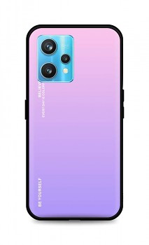 Zadní pevný kryt LUXURY na Realme 9 Pro+ duhový růžový