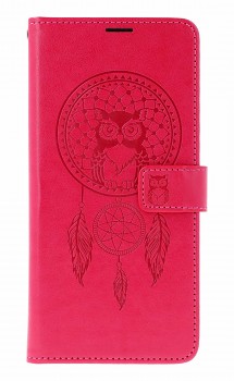 Knížkové pouzdro Mezzo na Xiaomi Redmi 15C Lapač se sovičkou růžové