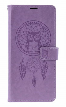 Knížkové pouzdro Mezzo na Xiaomi Redmi 15C Lapač se sovičkou fialové
