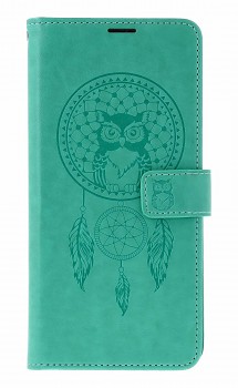 Knížkové pouzdro Mezzo na Xiaomi Redmi 15C Lapač se sovičkou zelené