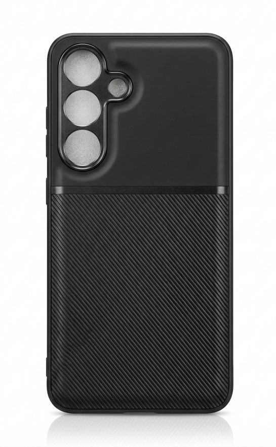 Levně Kryt TopQ Samsung S24 pevný černý 173148 (pouzdro neboli obal na mobil Samsung S24)