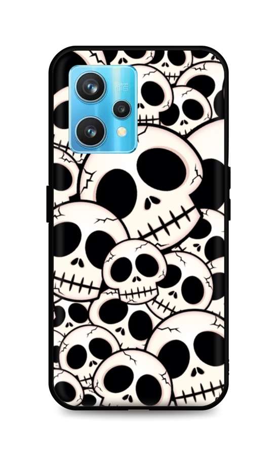 Levně Kryt TopQ LUXURY Realme 9 Pro+ pevný Skulls 73148 (pouzdro neboli obal na mobil Realme 9 Pro+)