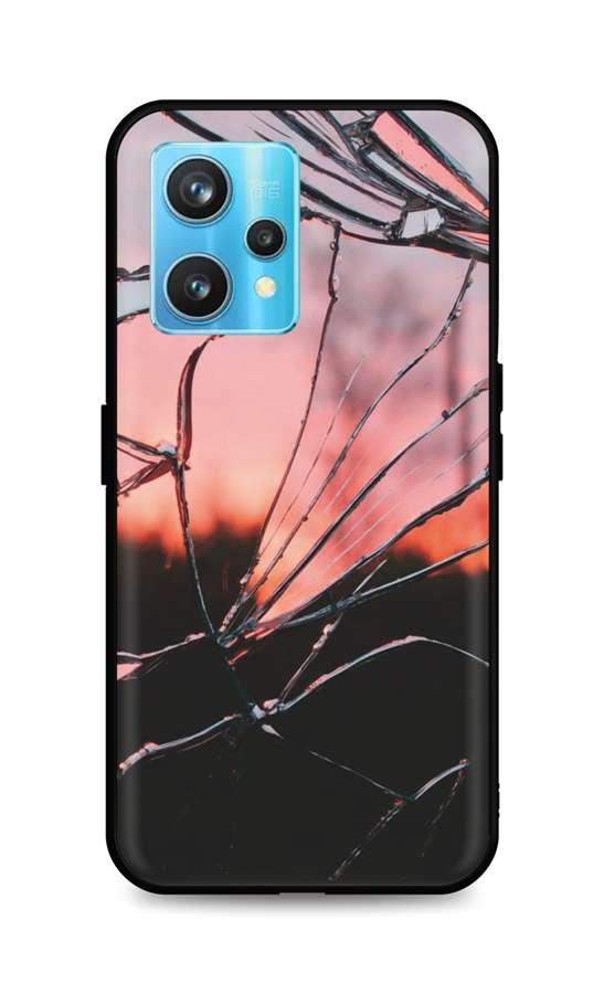 Levně Kryt TopQ LUXURY Realme 9 Pro+ pevný Pink Broken 73149 (pouzdro neboli obal na mobil Realme 9 Pro+)