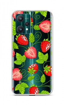 Zadní silikonový kryt na Realme 9 Pro Strawberries