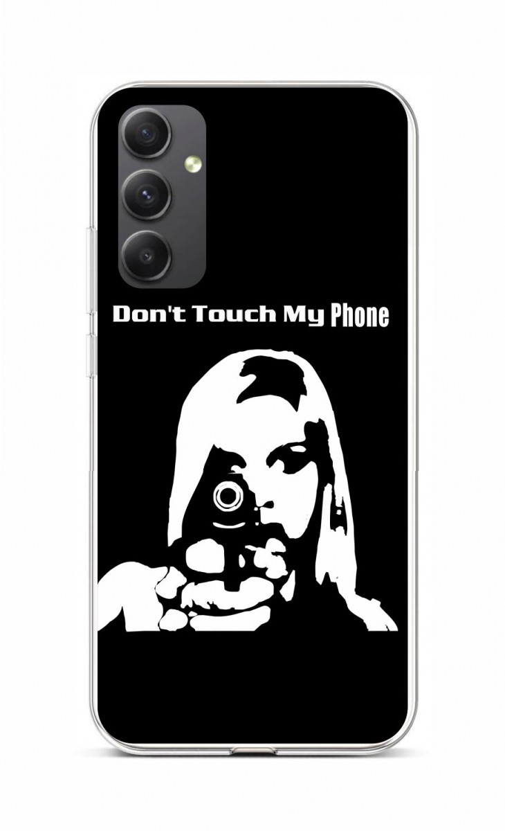 Levně Kryt TopQ Samsung A34 Don't Touch Gun 93157 (pouzdro neboli obal na mobil Samsung A34)