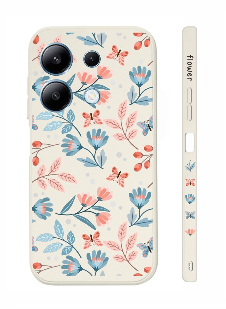 Zadní kryt Design na Xiaomi Redmi Note 13 Romantické kvítky