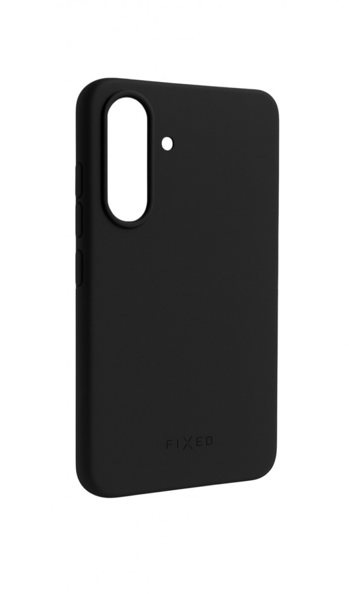 Zadní pogumovaný kryt FIXED Story pro Samsung Galaxy A56 5G, černý
