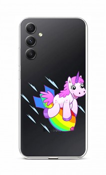 Zadní kryt na Samsung A34 Flying Unicorn