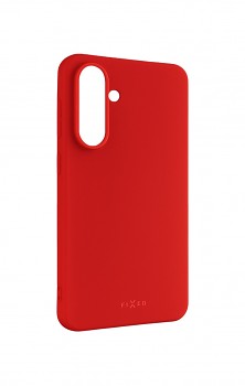 Zadní pogumovaný kryt FIXED Story pro Samsung Galaxy A56 5G, červený