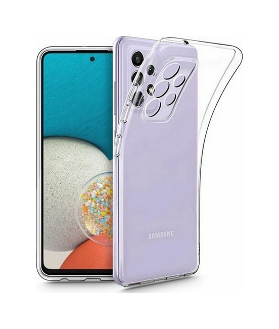 Levně Kryt TopQ Samsung A53 5G silikon 1 mm průhledný 73163 (pouzdro neboli obal na mobil Samsung A53 5G)