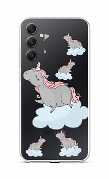 Zadní kryt na Samsung A34 Grey Unicorns