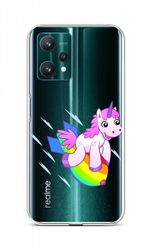 Zadní silikonový kryt na Realme 9 Pro Flying Unicorn