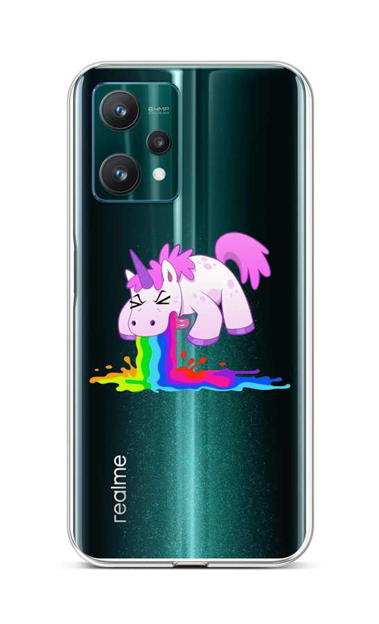 Levně Kryt TopQ Realme 9 Pro silikon Rainbow Splash 73173 (pouzdro neboli obal na mobil Realme 9 Pro)