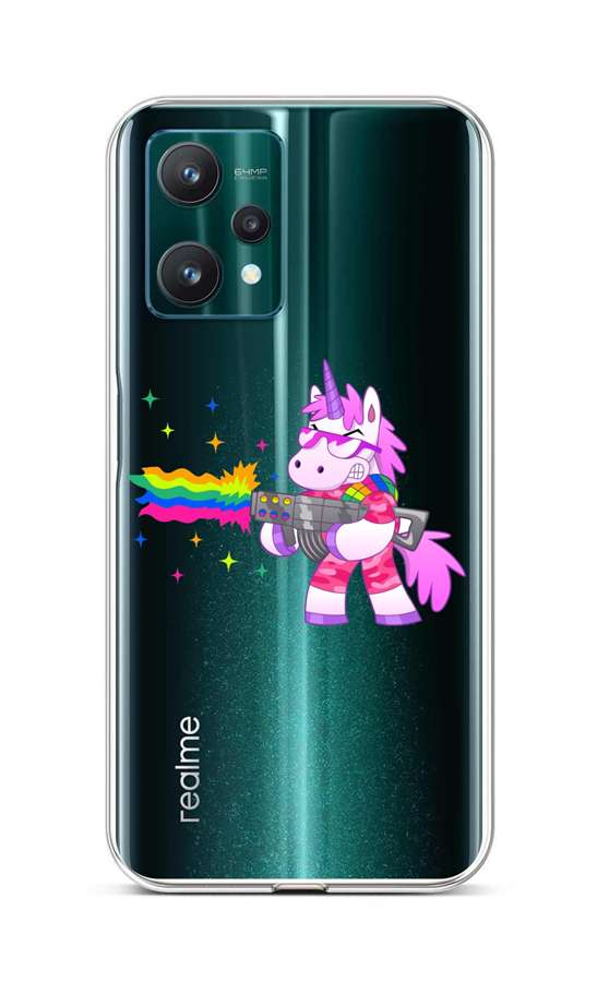 Levně Kryt TopQ Realme 9 Pro silikon Rainbow Gun 73174 (pouzdro neboli obal na mobil Realme 9 Pro)