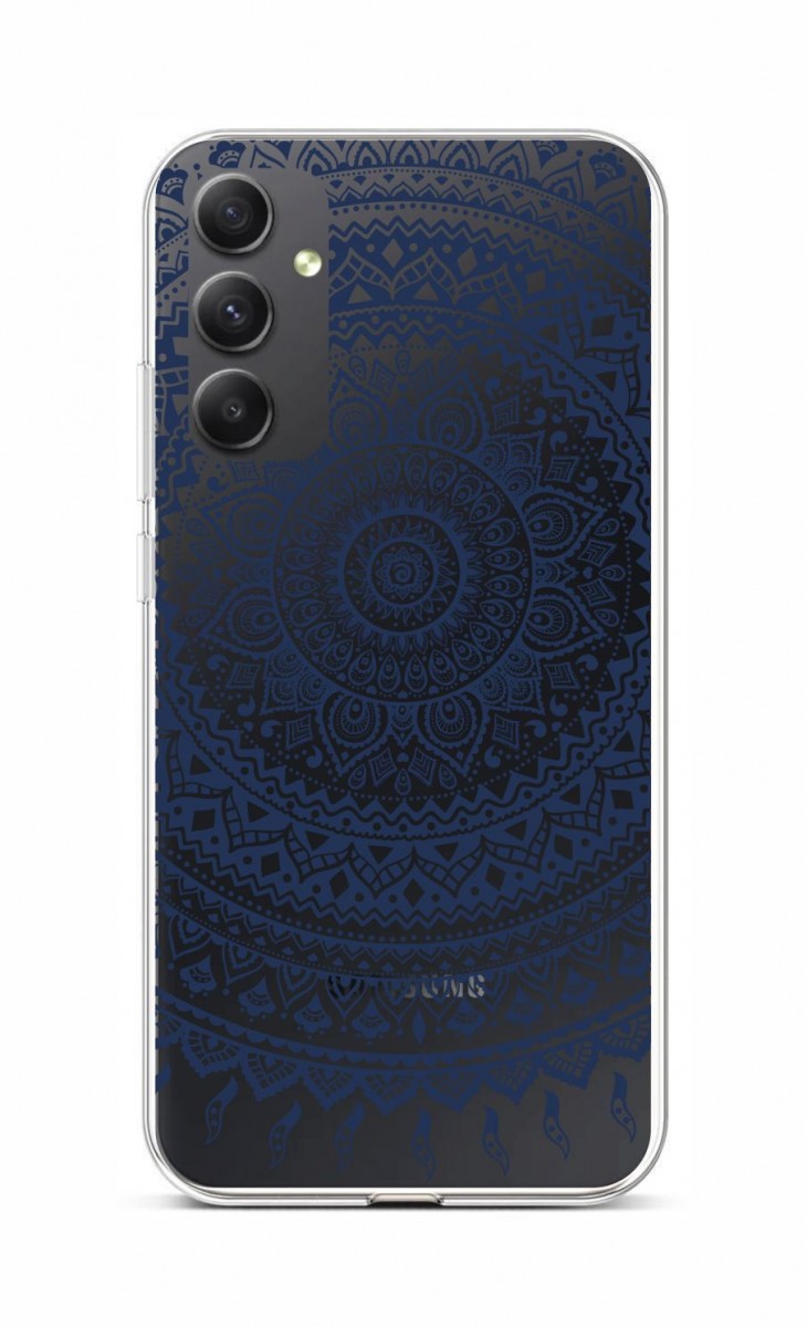 Levně Kryt TopQ Samsung A34 Navy Mandala 93178 (pouzdro neboli obal na mobil Samsung A34)