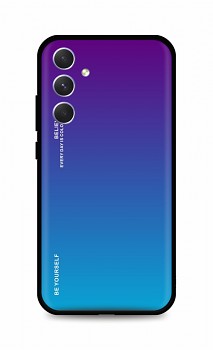 Zadní pevný kryt LUXURY na Samsung A54 5G duhový purpurový