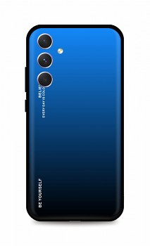 Zadní pevný kryt LUXURY na Samsung A54 5G duhový modrý