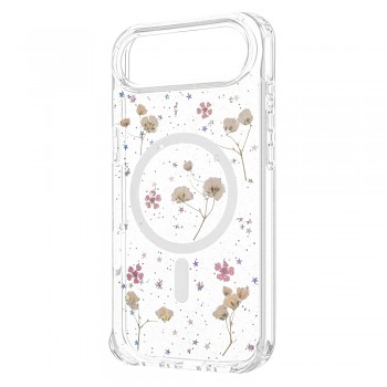 Zadní kryt FIXED MagBloom s podporou MagSafe pro Apple iPhone Air, Blush Plum