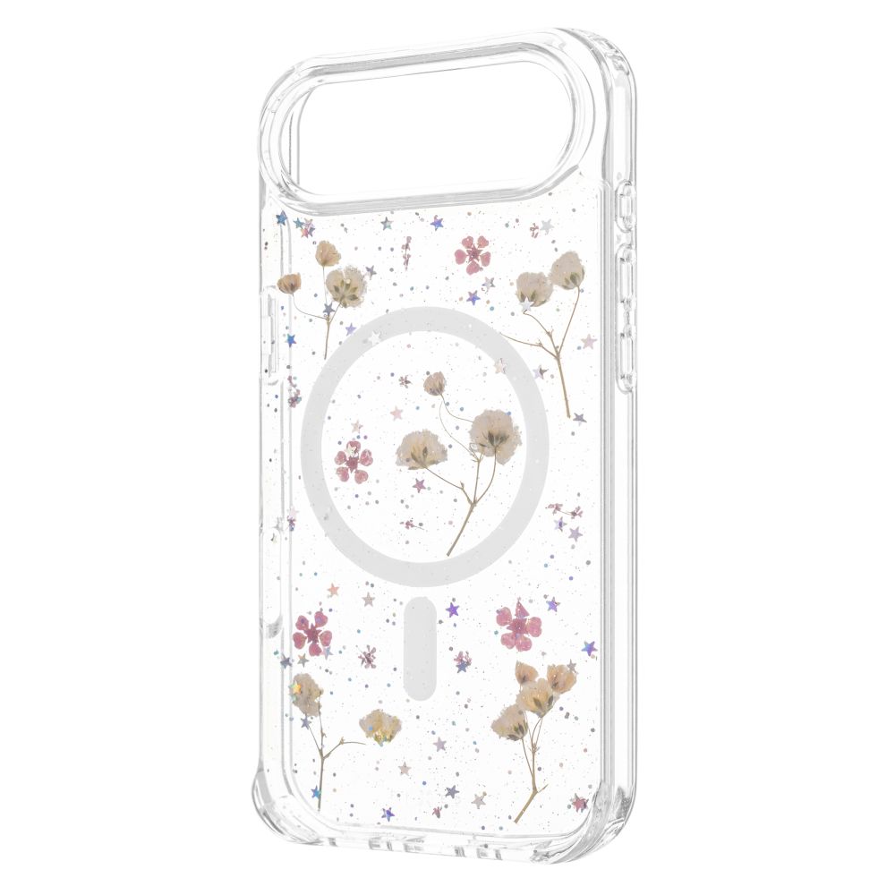 Zadní kryt FIXED MagBloom s podporou MagSafe pro Apple iPhone Air, Blush Plum