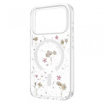 Zadní kryt FIXED MagBloom s podporou MagSafe pro Apple iPhone 17 Pro, Blush Plum