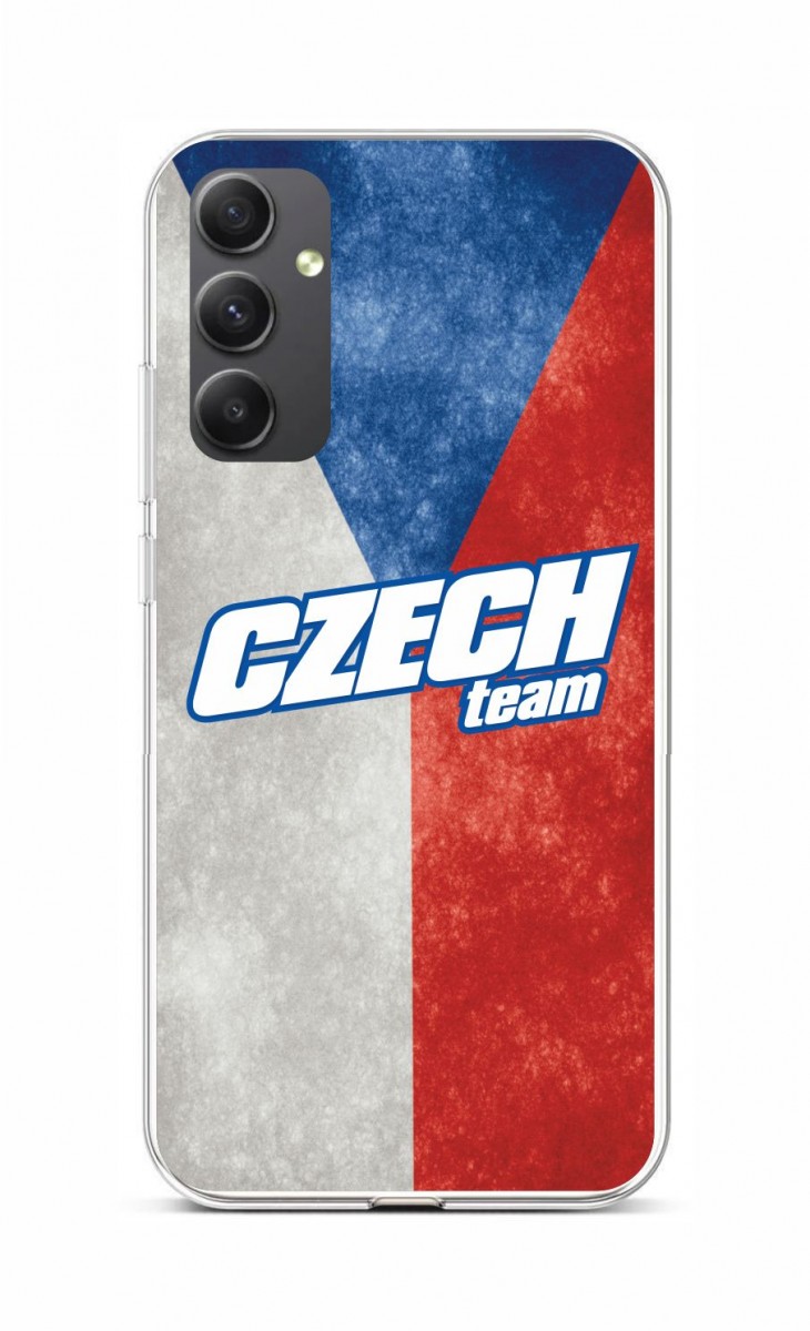 Levně Kryt TopQ Samsung A34 Czech Team 93200 (pouzdro neboli obal na mobil Samsung A34)