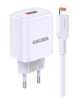 Rychlonabíječka Kakusiga KSC-917 pro iPhone 18W bílá