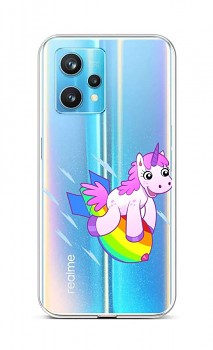 Zadní silikonový kryt na Realme 9 Pro+ Flying Unicorn