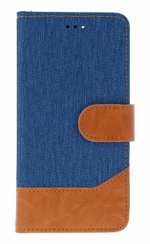 Knížkové pouzdro Jeans na iPhone 16e modré