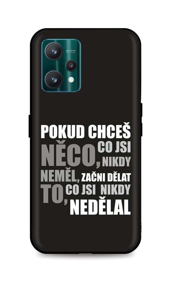 Zadní silikonový kryt DARK na Realme 9 Pro Moto