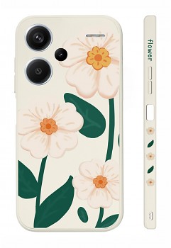 Zadní kryt Design na Xiaomi Redmi Note 13 Pro+ 5G Bílé květy