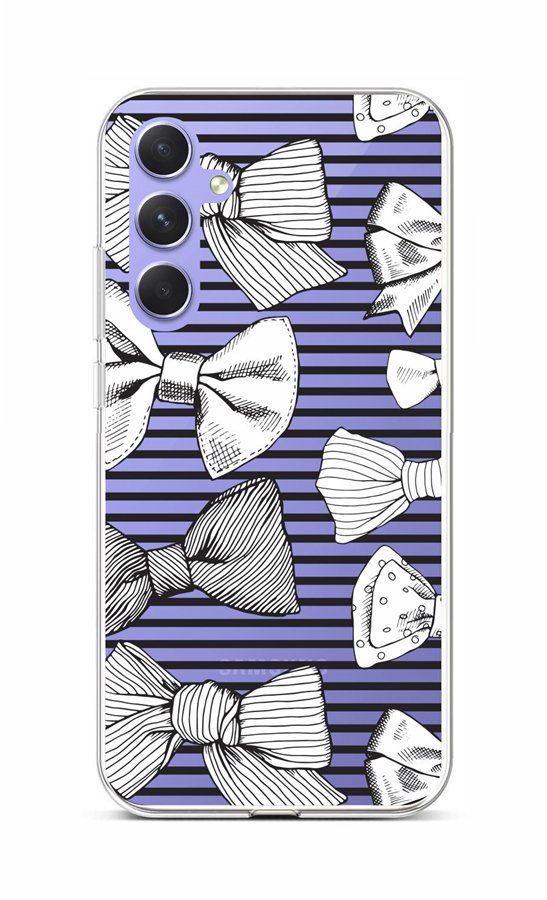 Levně Kryt TopQ Samsung A54 5G Mašličky 93237 (pouzdro neboli obal na mobil Samsung A54 5G)