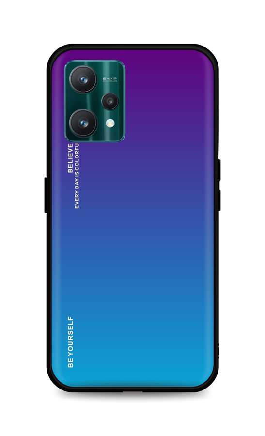 Zadní pevný kryt LUXURY na Realme 9 Pro duhový purpurový