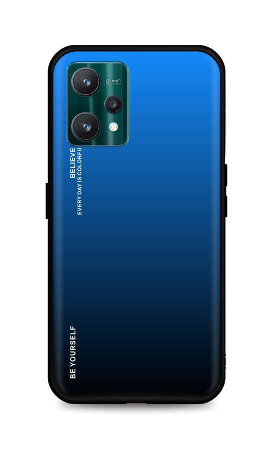 Levně Kryt TopQ LUXURY Realme 9 Pro pevný duhový modrý 73239 (pouzdro neboli obal na mobil Realme 9 Pro)
