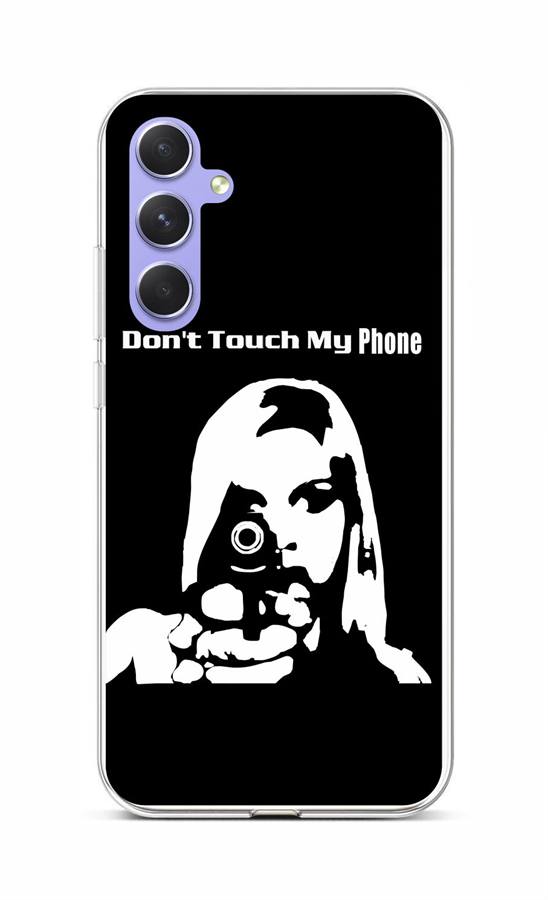 Levně Kryt TopQ Samsung A54 5G Don't Touch Gun 93241 (pouzdro neboli obal na mobil Samsung A54 5G)