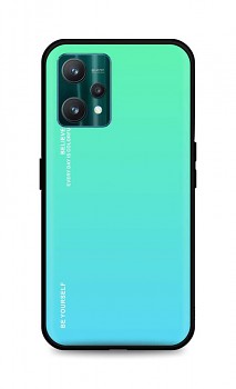 Zadní pevný kryt LUXURY na Realme 9 Pro duhový zelený