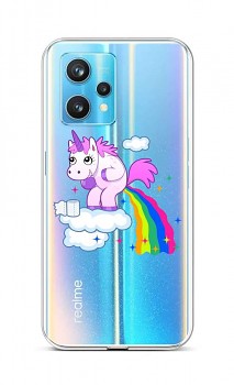 Zadní silikonový kryt na Realme 9 Pro+ Rainbow Disaster