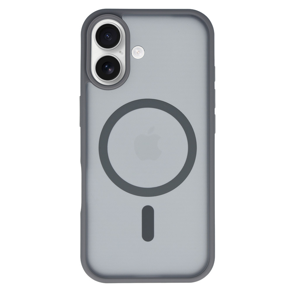 Levně Kryt Tel Protect Aura Matte MagSafe pro iPhone 16 šedý