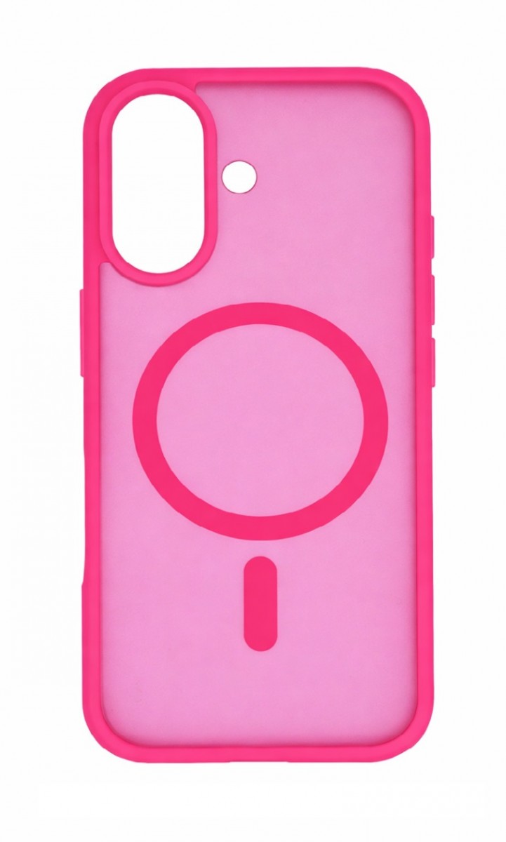 Levně Kryt Tel Protect Aura Matte MagSafe pro iPhone 16 sytě růžový
