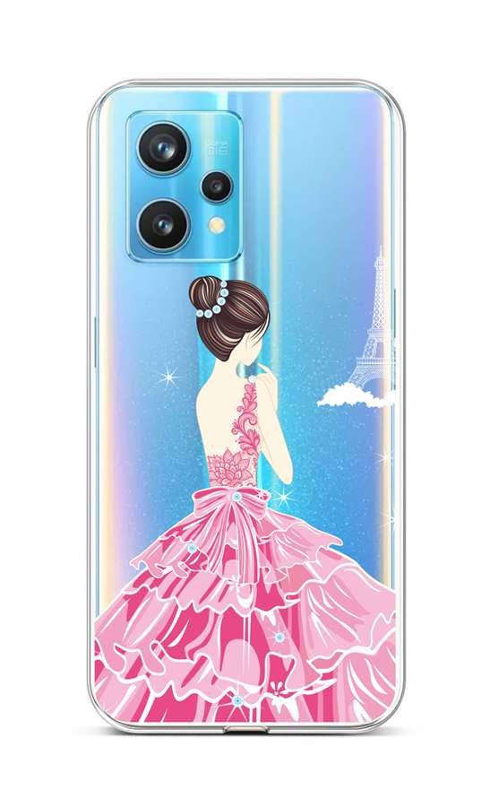 Zadní silikonový kryt na Realme 9 Pro+ Pink Princess