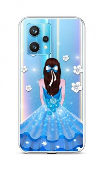 Zadní silikonový kryt na Realme 9 Pro+ Blue Princess