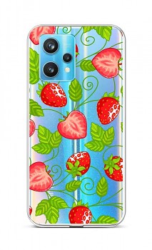 Zadní silikonový kryt na Realme 9 Pro+ Strawberries