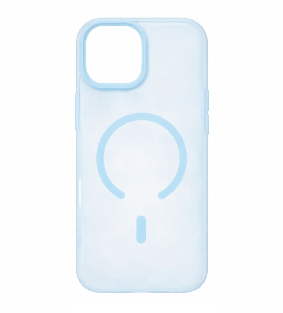 Levně Kryt Tel Protect Mist Matte MagSafe pro iPhone 15 světle modrý